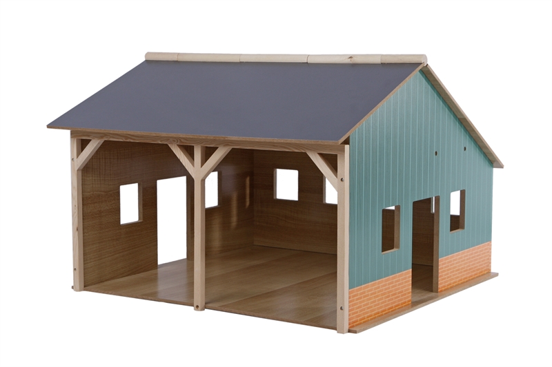 Kids Globe - Traktor Garage med Plads til 2 maskiner
